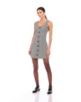 Avery Button Front Dress