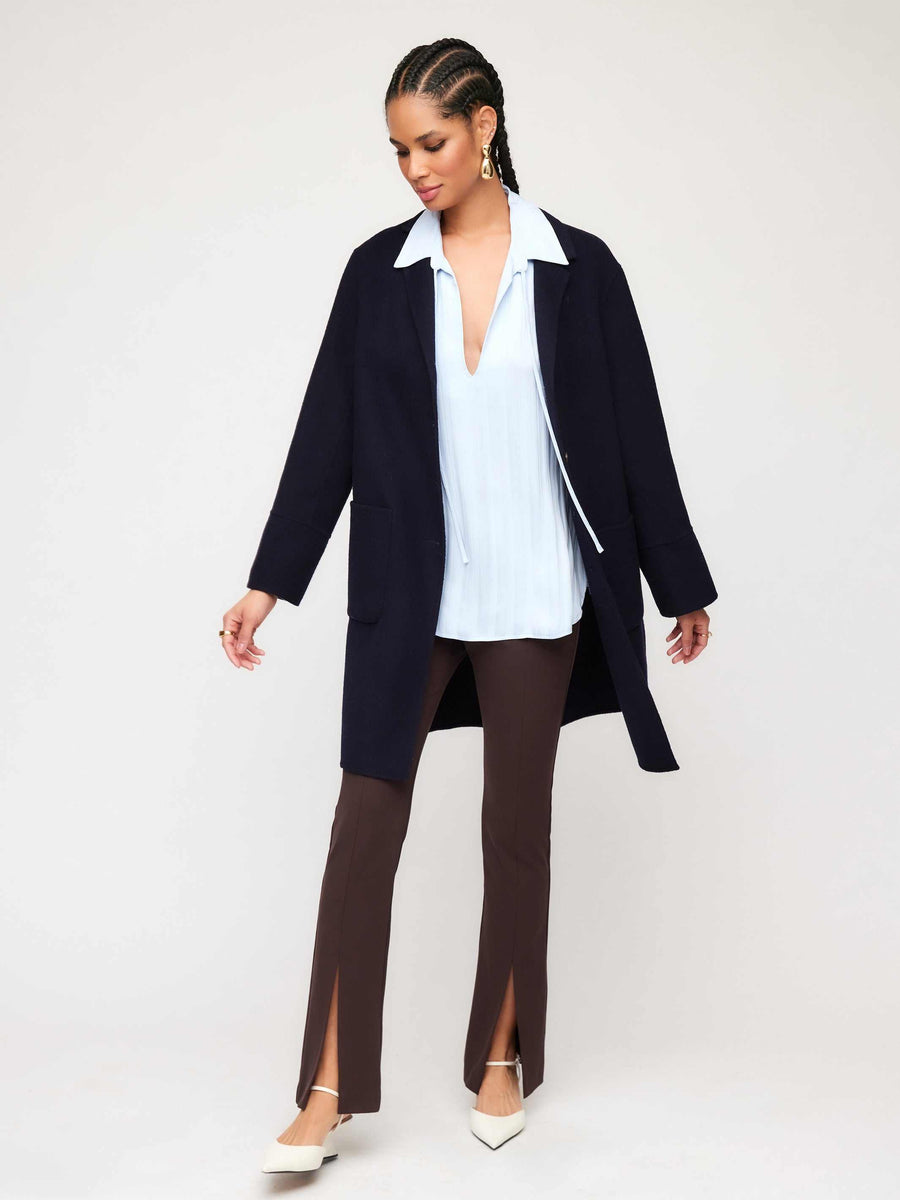 【THE MOZZ】Mild Bootcut Slacks MoFiz Women's Business Casual Dress Pants High Waisted