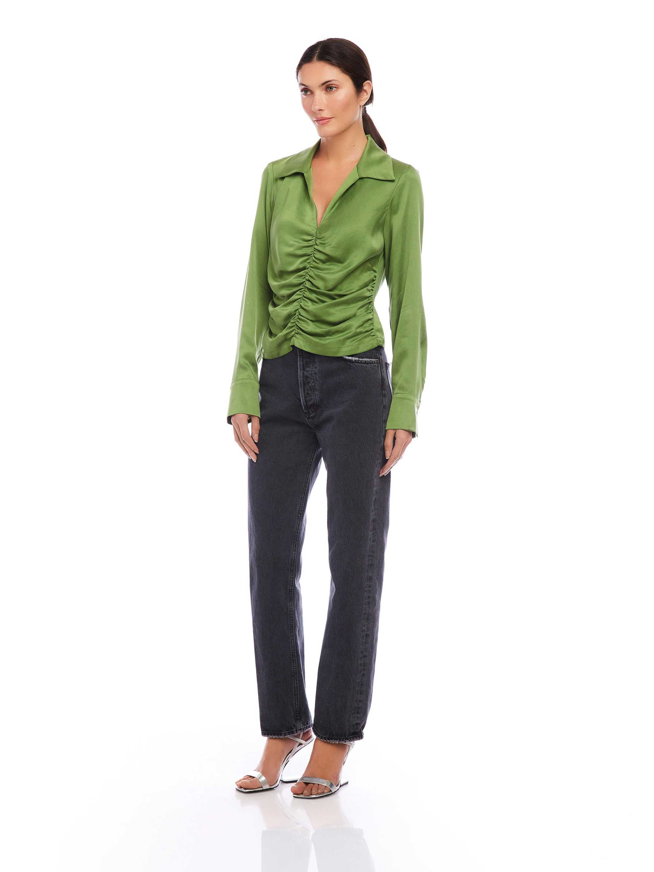 Arabella Shirred Top