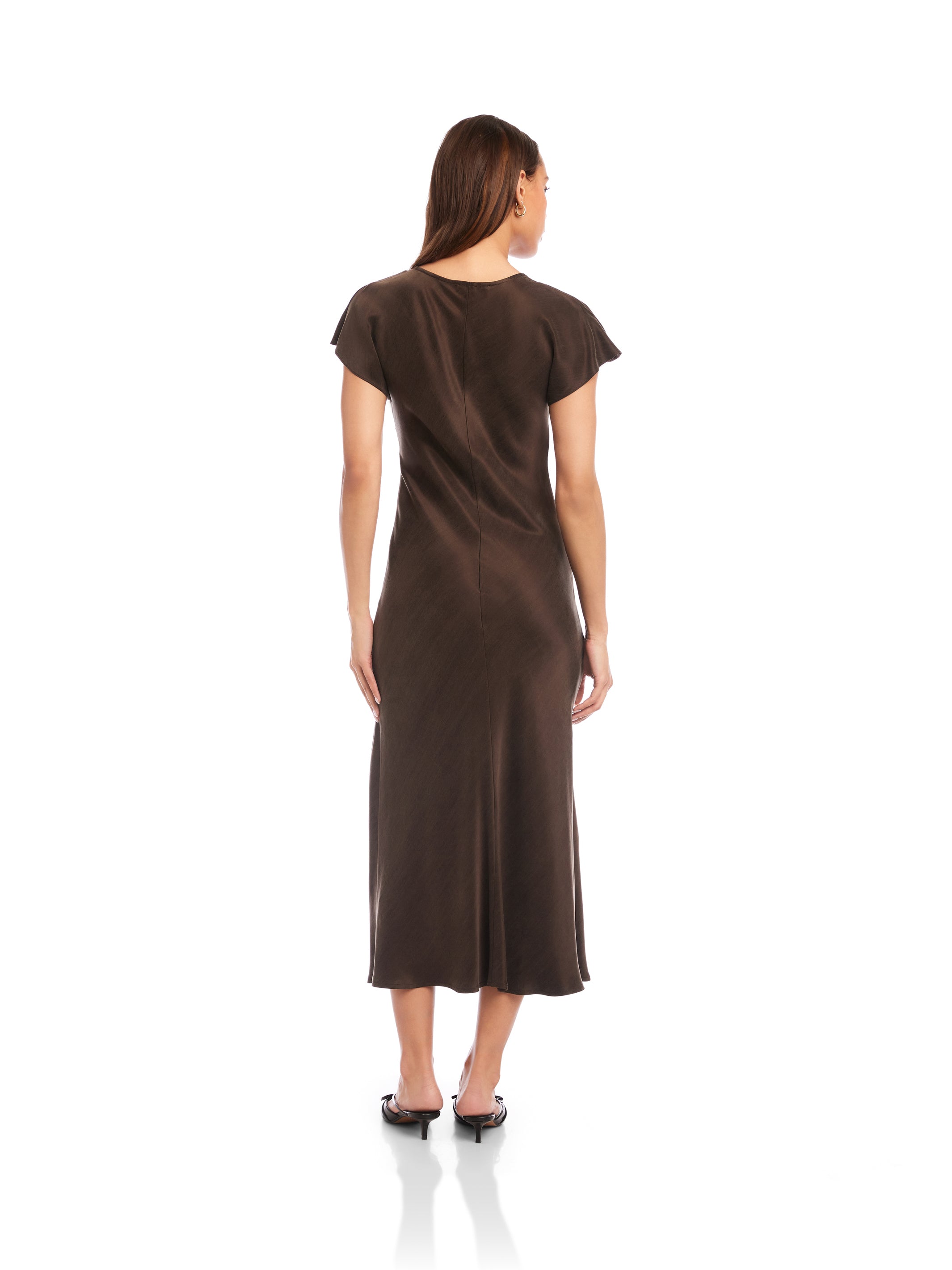 Emmeline Tie-Front Bias Dress