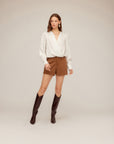 Ines Drape Front Top
