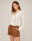 Ines Drape Front Top