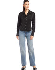 Tawnie Side-Pleat Shirt