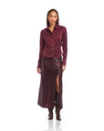 Tawnie Side-Pleat Shirt