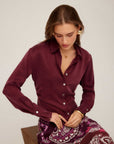 Tawnie Side-Pleat Shirt