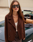 Naomi Cropped Peacoat