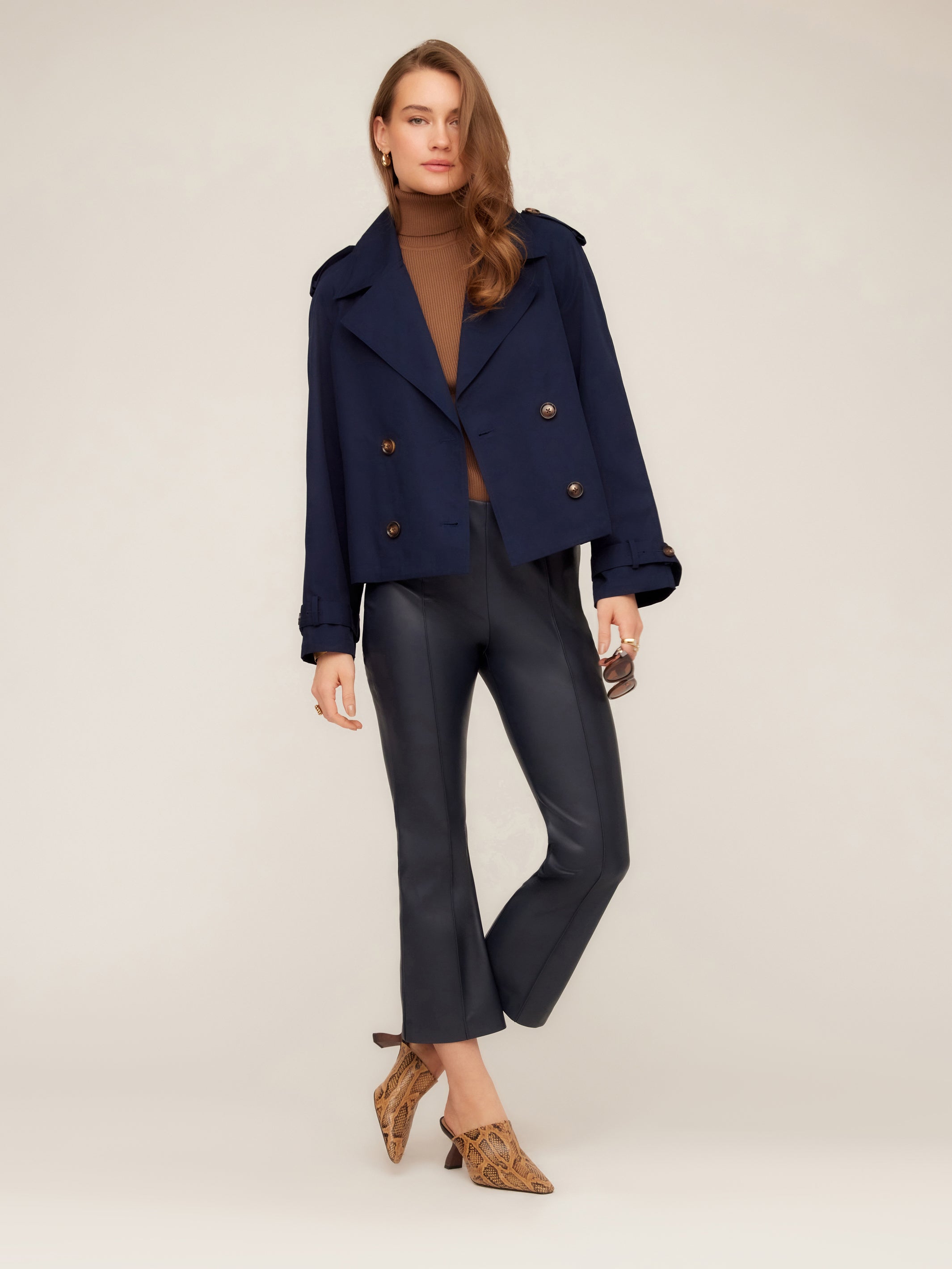 Chelsea Cropped Trench Jacket