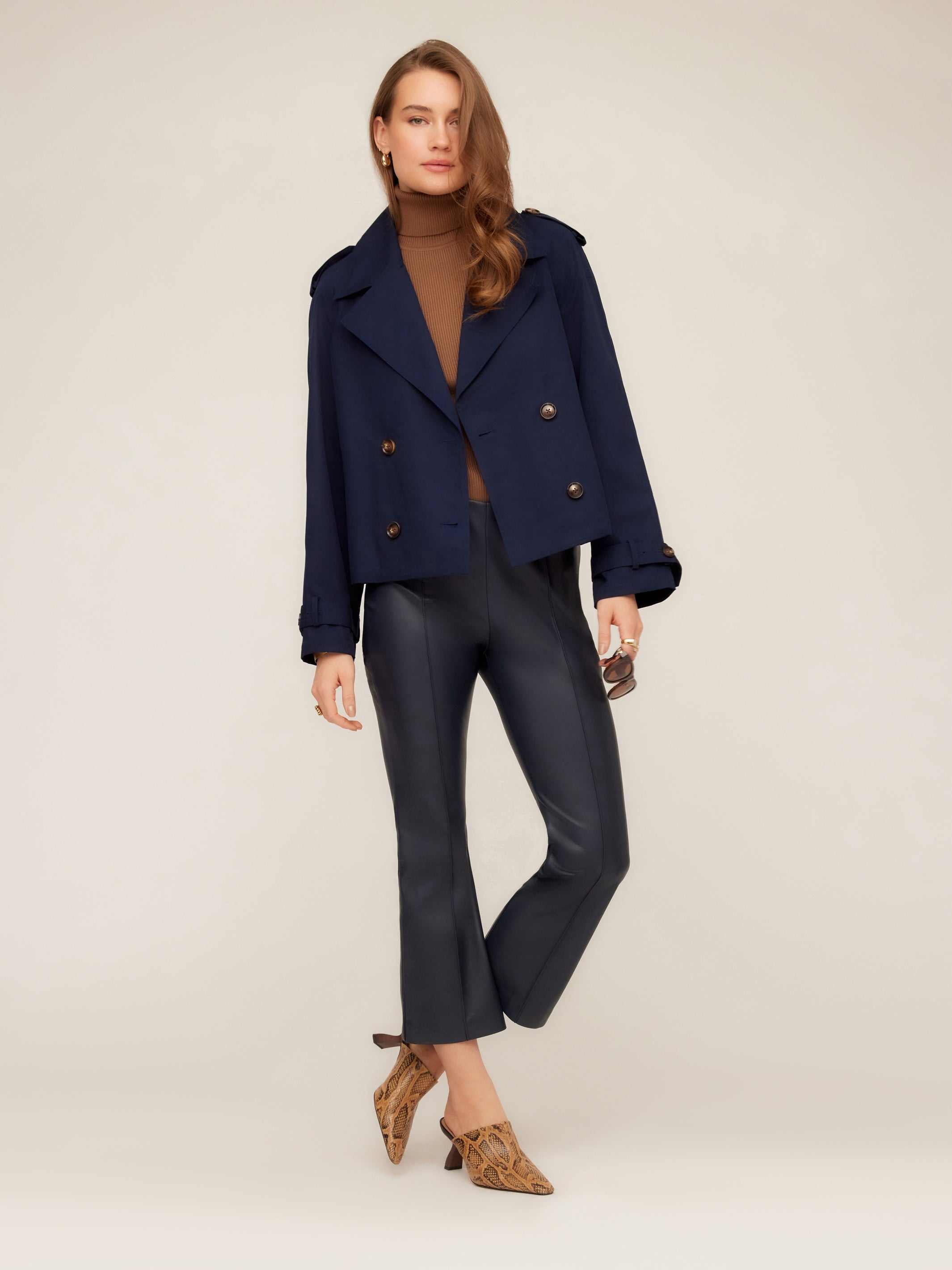 Chelsea Cropped Trench Jacket