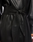 Jennifer Faux Leather Dress