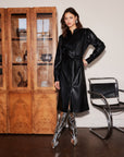 Jennifer Faux Leather Dress