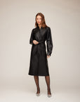 Jennifer Faux Leather Dress