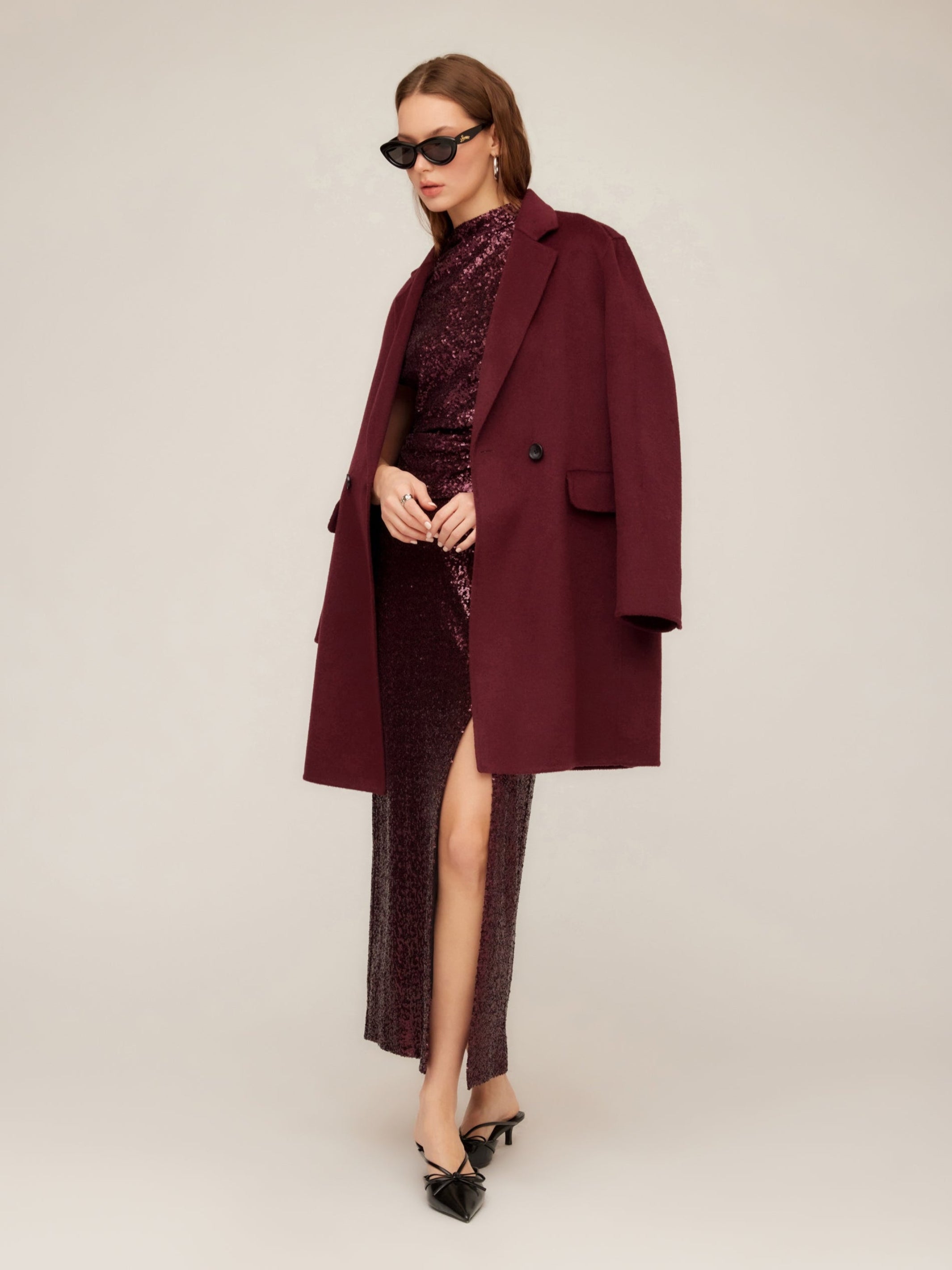 Row Brushed Coat