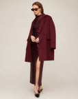 Row Brushed Coat