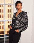 Ines Drape Front Top