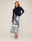 Mia Bias Midi Skirt