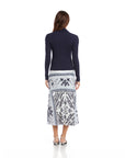 Mia Bias Midi Skirt