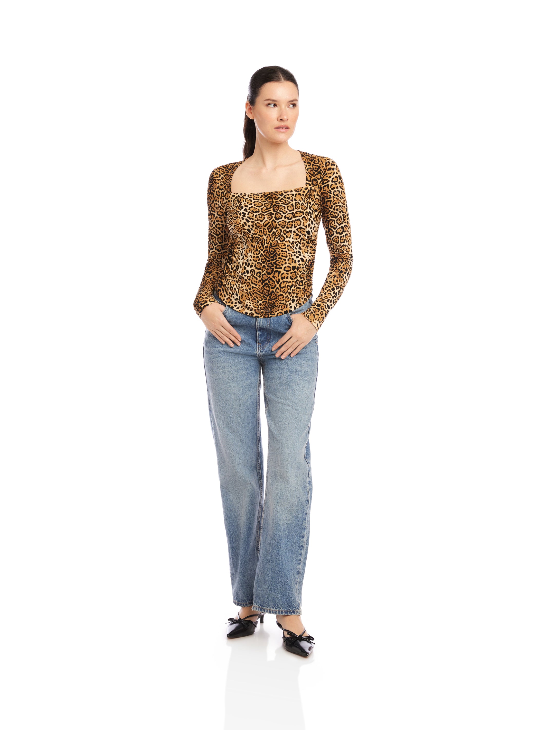 Cady Side-Shirred Top