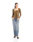 Cady Side-Shirred Top