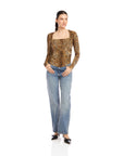 Cady Side-Shirred Top