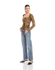 Cady Side-Shirred Top