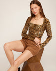 Cady Side-Shirred Top