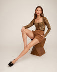 Cady Side-Shirred Top