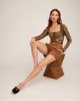 Cady Side-Shirred Top