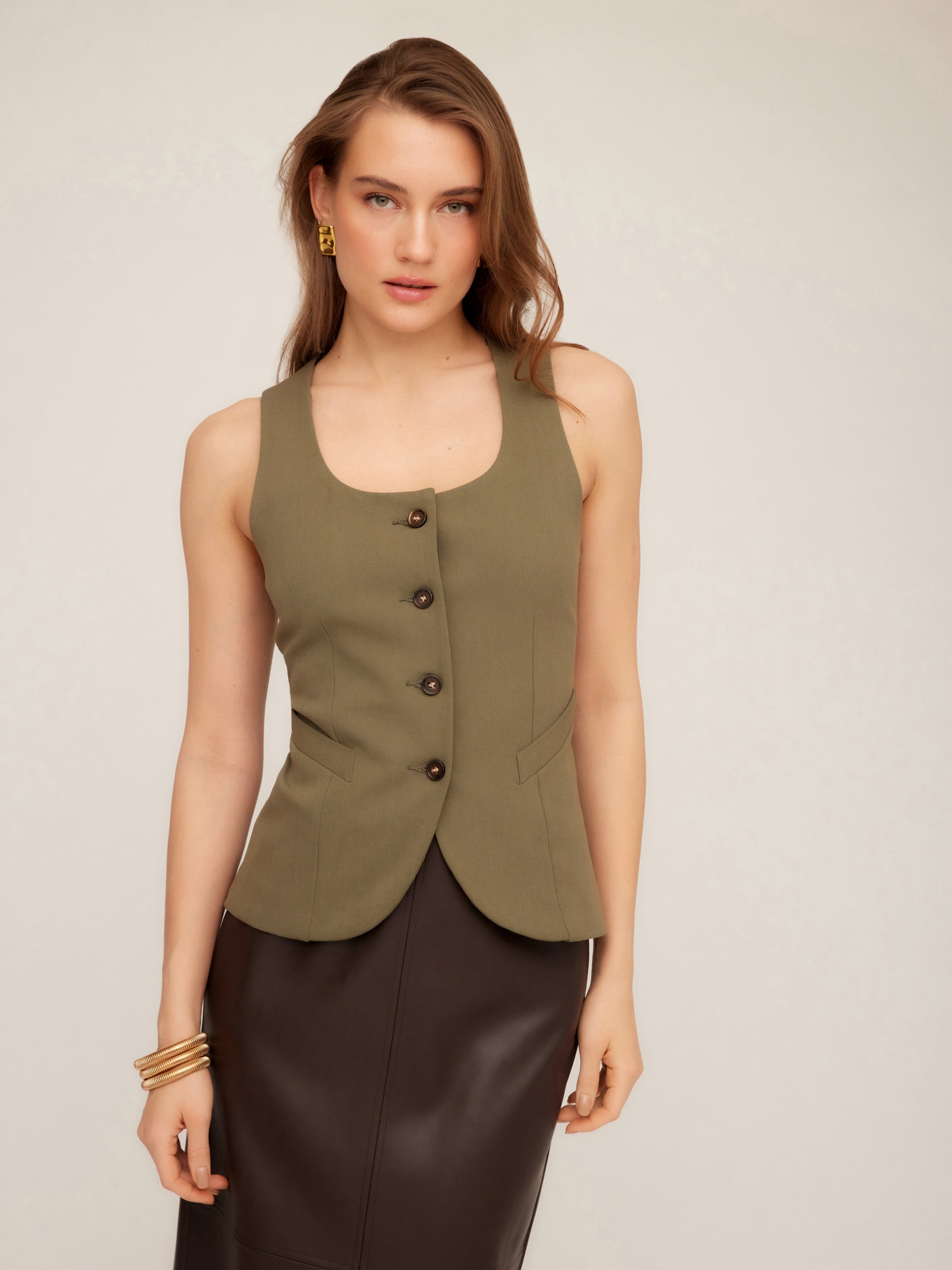 Joni Button-Up Vest