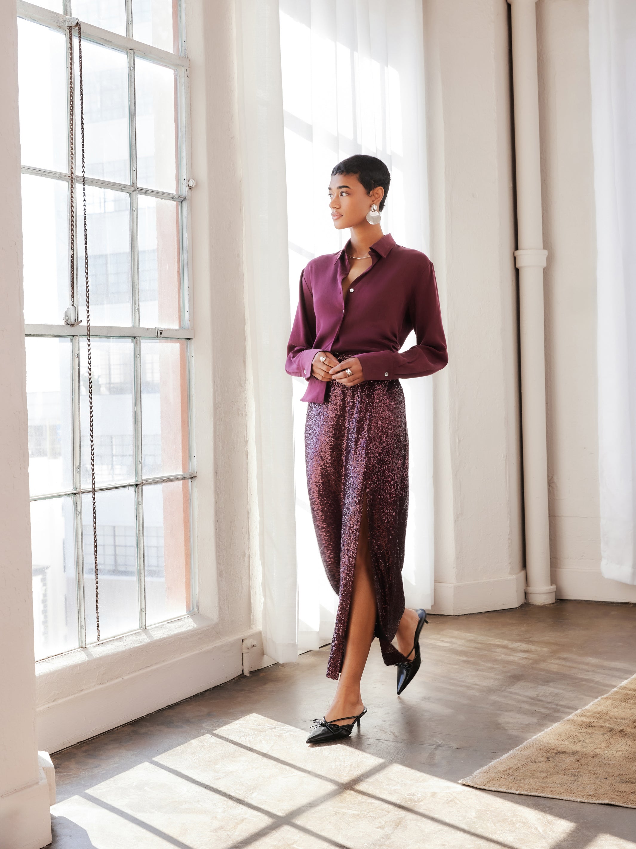 Cora Sequin Skirt