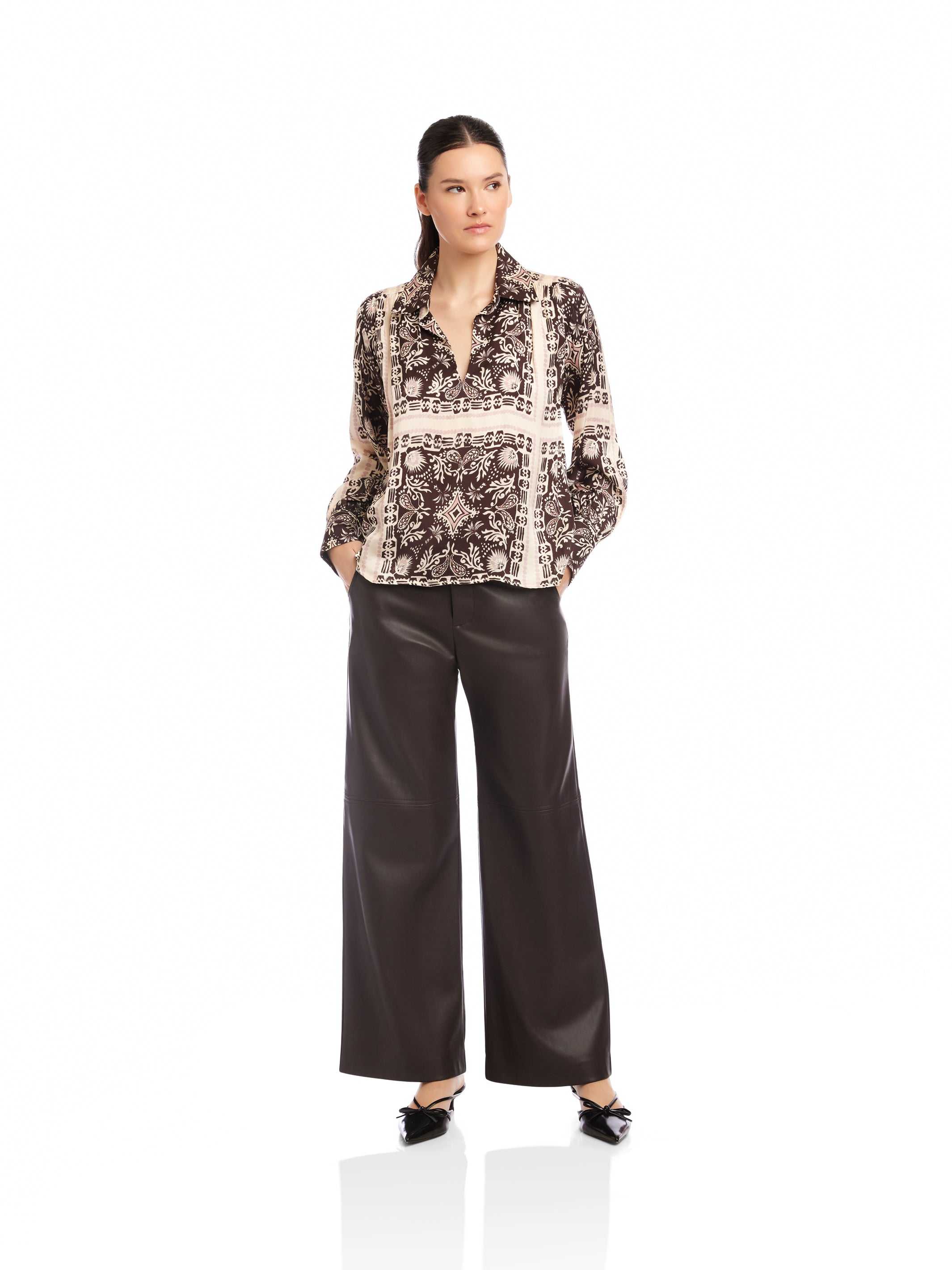Tess Half Placket Shirt