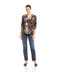 Norah Shirred Sleeve Top
