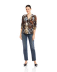 Norah Shirred Sleeve Top