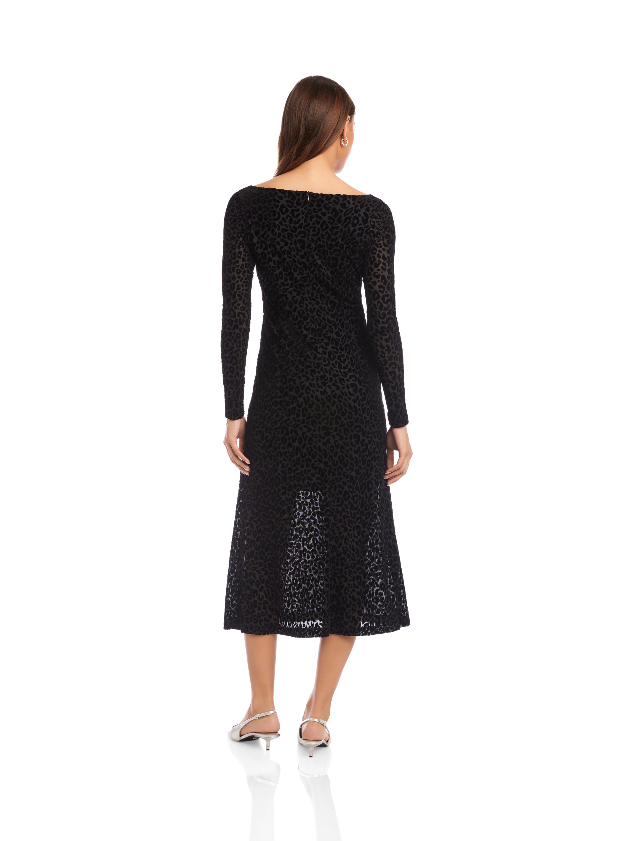 Julia Velvet Burnout Dress