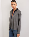 Kendall Sequin Collar Top