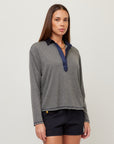 Kendall Sequin Collar Top