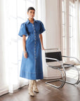 Esme Denim Midi Dress
