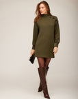 Brenna Mock Neck Dress