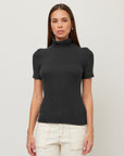 Jana Short Sleeve Turtleneck Top