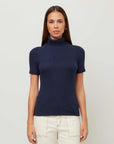 Jana Short Sleeve Turtleneck Top