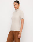 Jana Short Sleeve Turtleneck Top