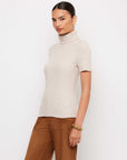 Jana Short Sleeve Turtleneck Top