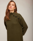 Brenna Mock Neck Dress