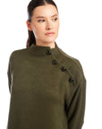 Brenna Mock Neck Dress