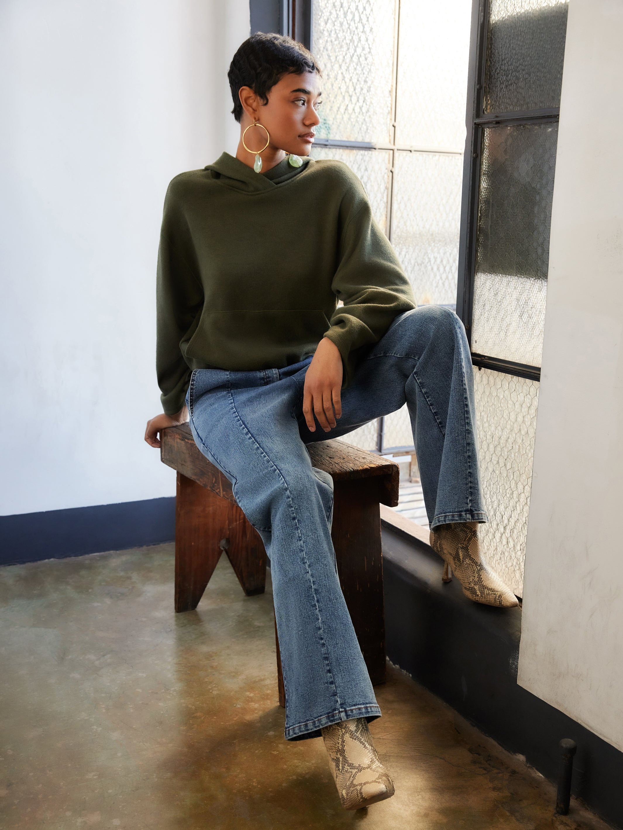 Makenna Bubble Sweatshirt