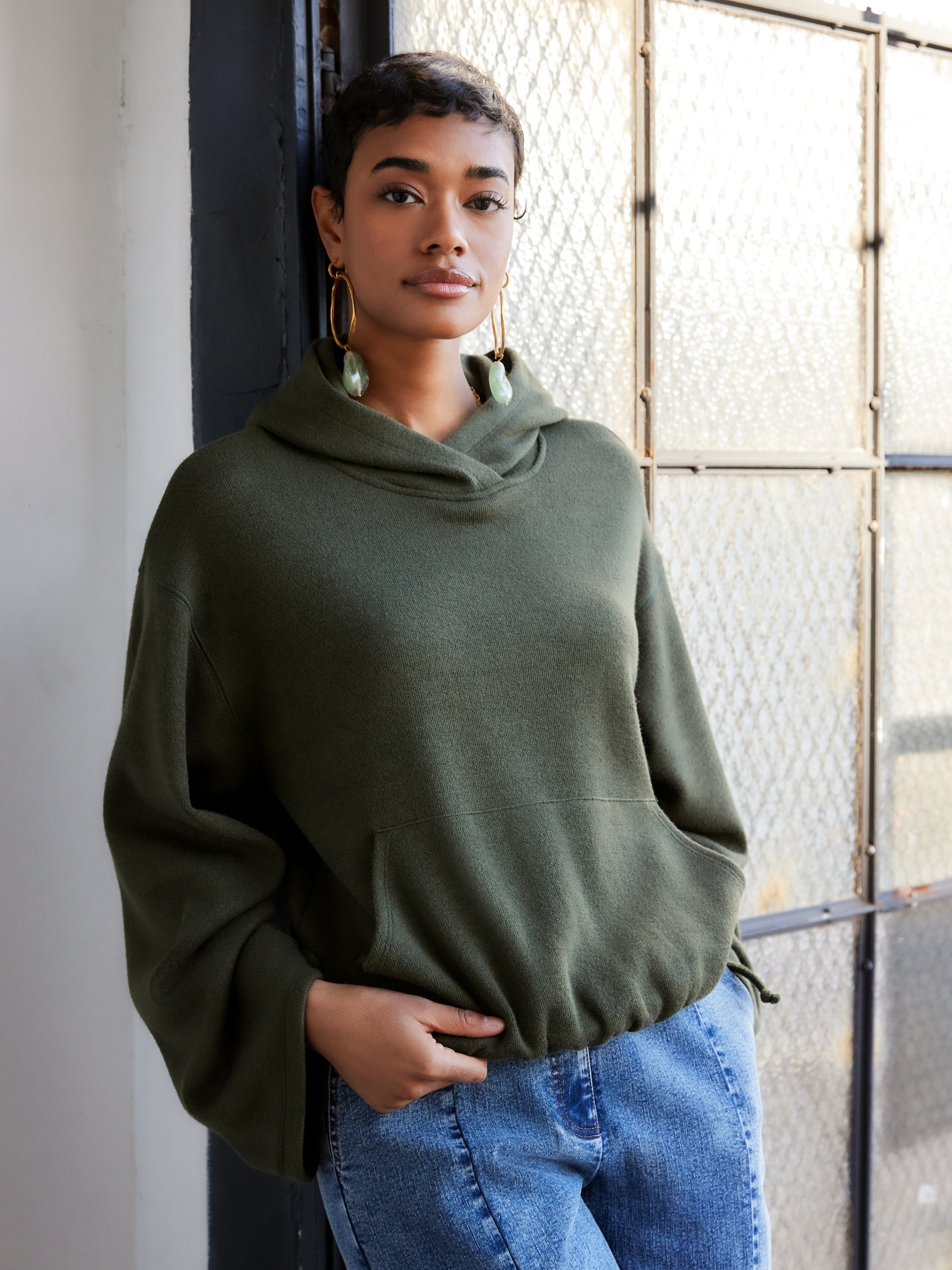 Makenna Bubble Sweatshirt