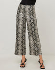 Kelly Faux Leather Cropped Pants