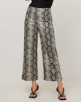 Kelly Faux Leather Cropped Pants