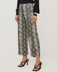 Kelly Faux Leather Cropped Pants