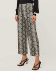 Kelly Faux Leather Cropped Pants