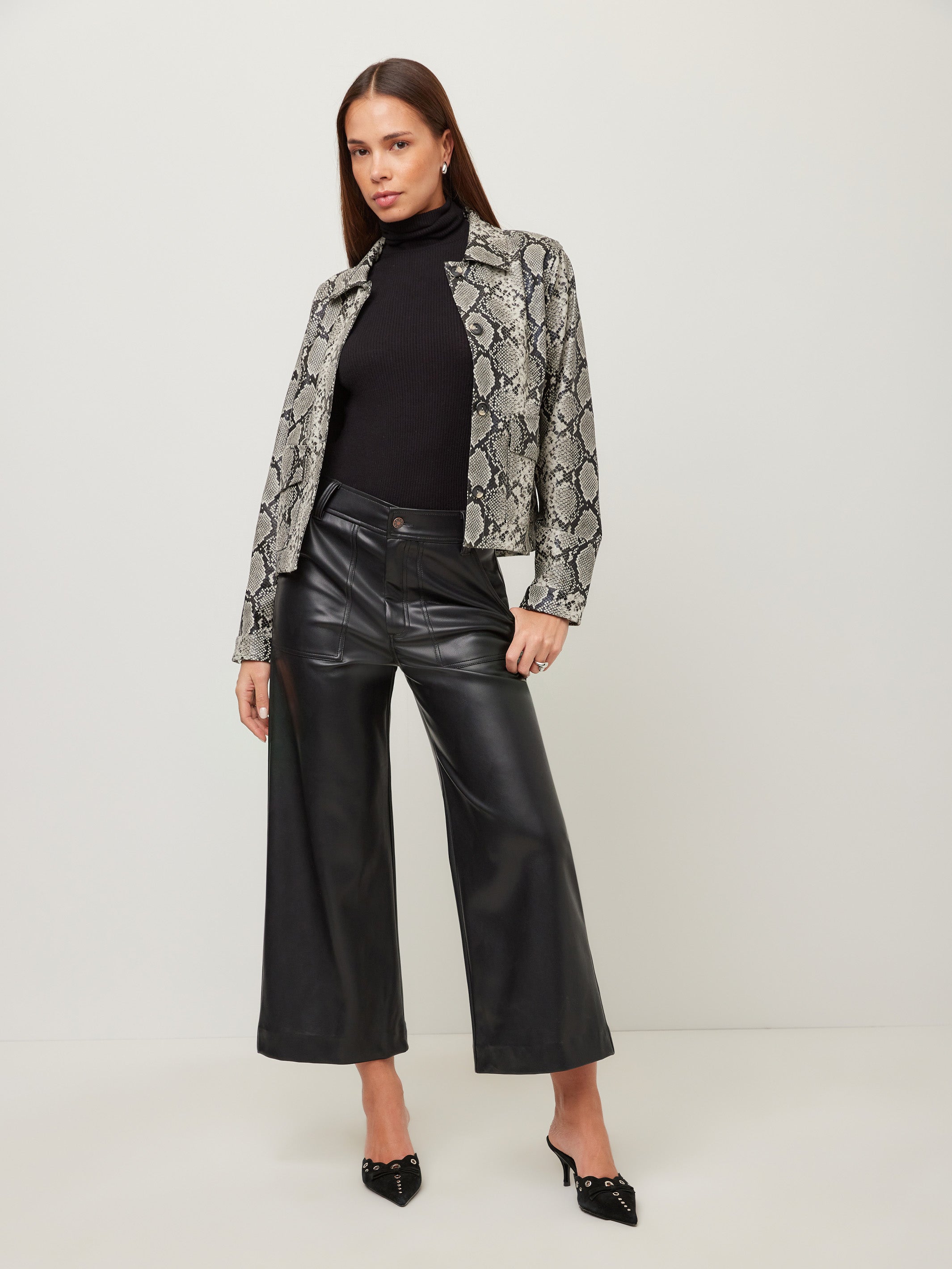 VICKY - VICKY♡レザージャケット Victoria Faux Leather Jacket | Fifteen Twenty Clothing